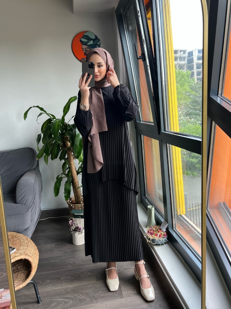 Resim  MAYSA ETEKLİ TAKIM Siyah