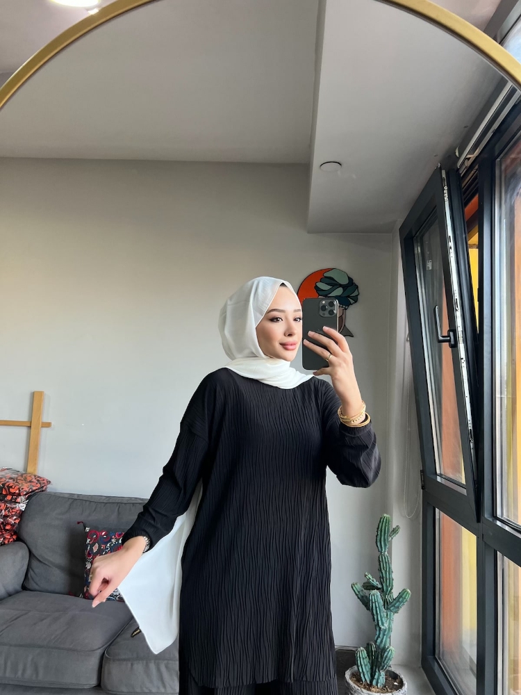 Resim Sios sandy ikili takım Siyah