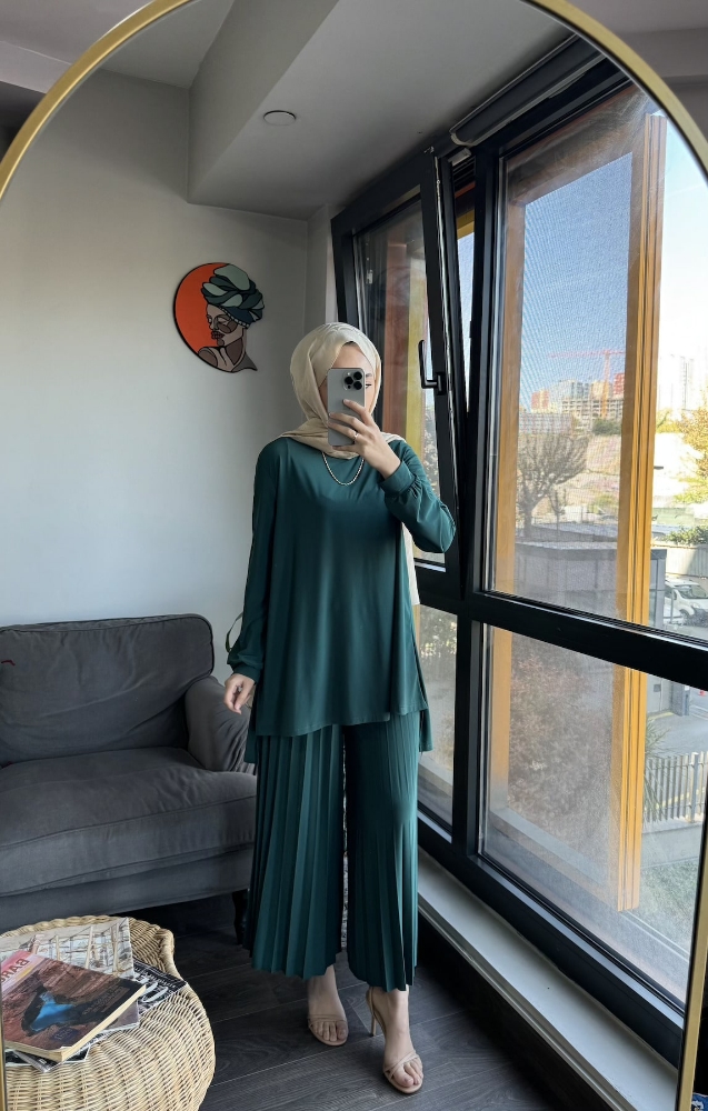 Resim Lotus sandy ikili takım Zümrüt