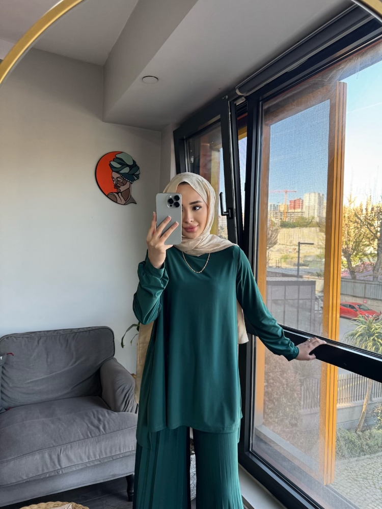 Resim Lotus sandy ikili takım Zümrüt