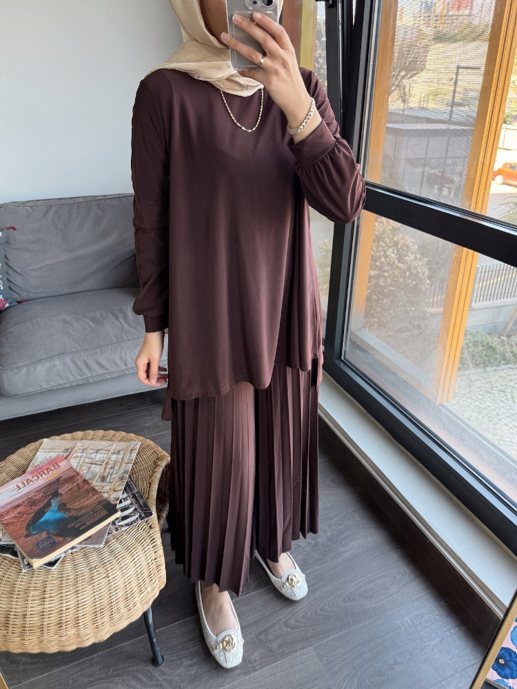 Resim Lotus sandy ikili takım Kahve